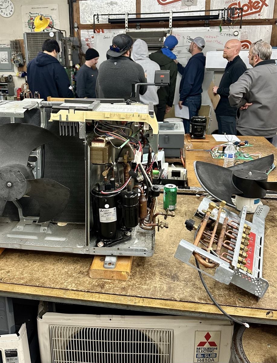 RS 103 group walk-through on a residential service procedure