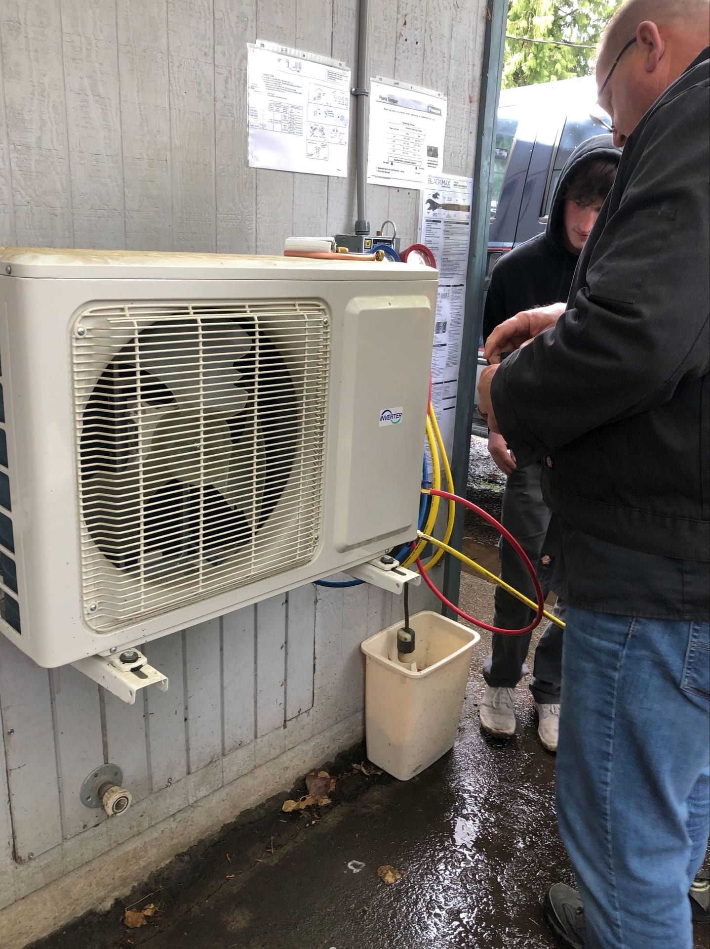 Flaring tool and copper tube for HVAC training