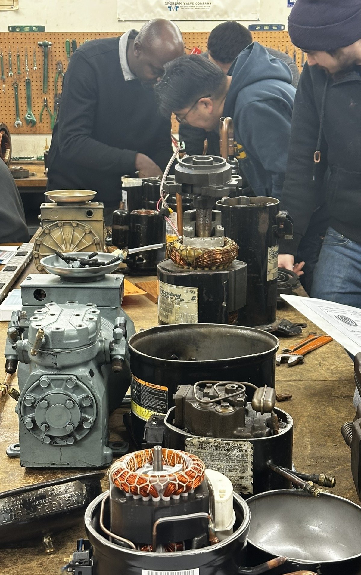 Refrigeration compressor training — 12