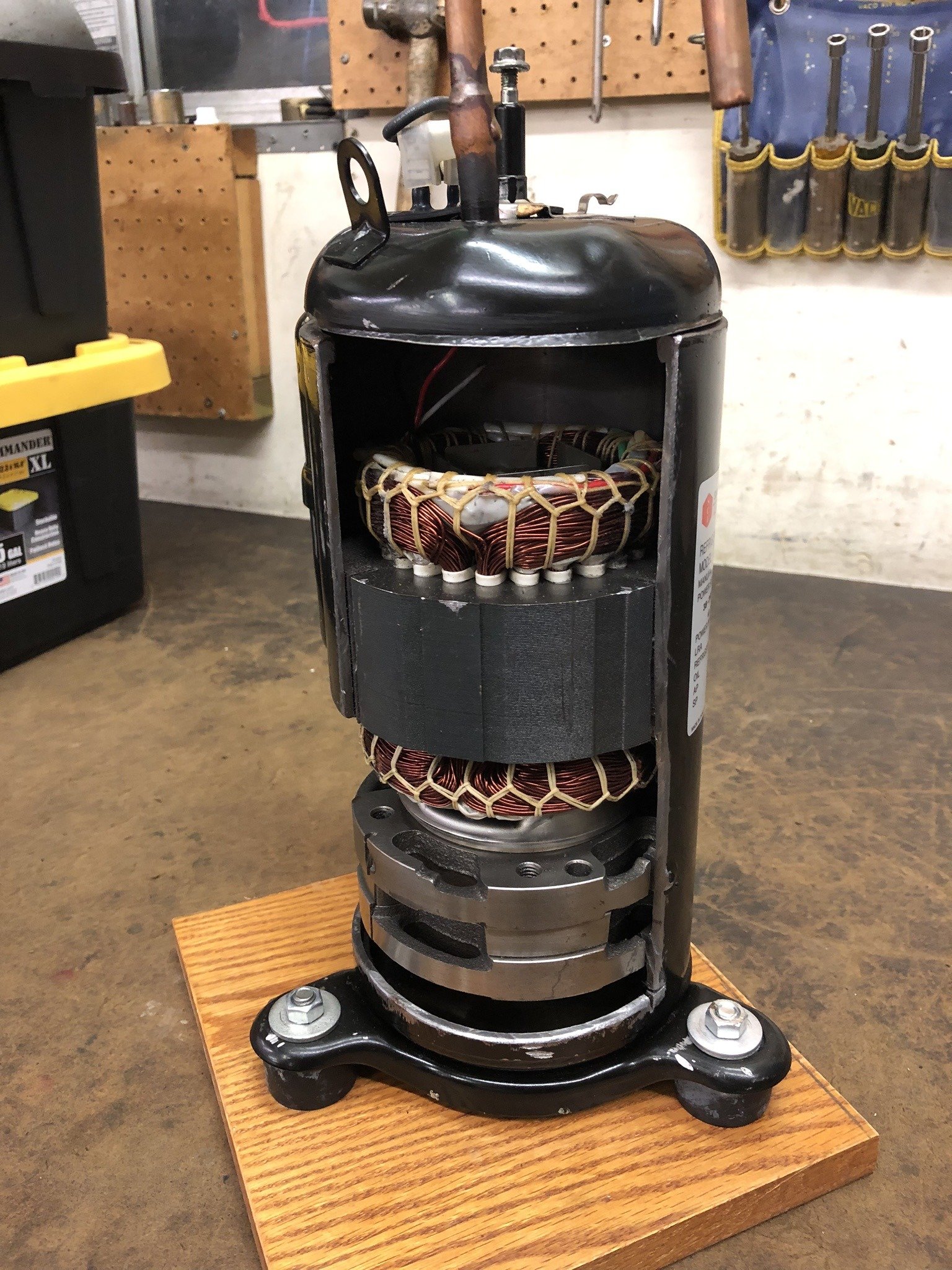 Refrigeration compressor training — IMG_0607