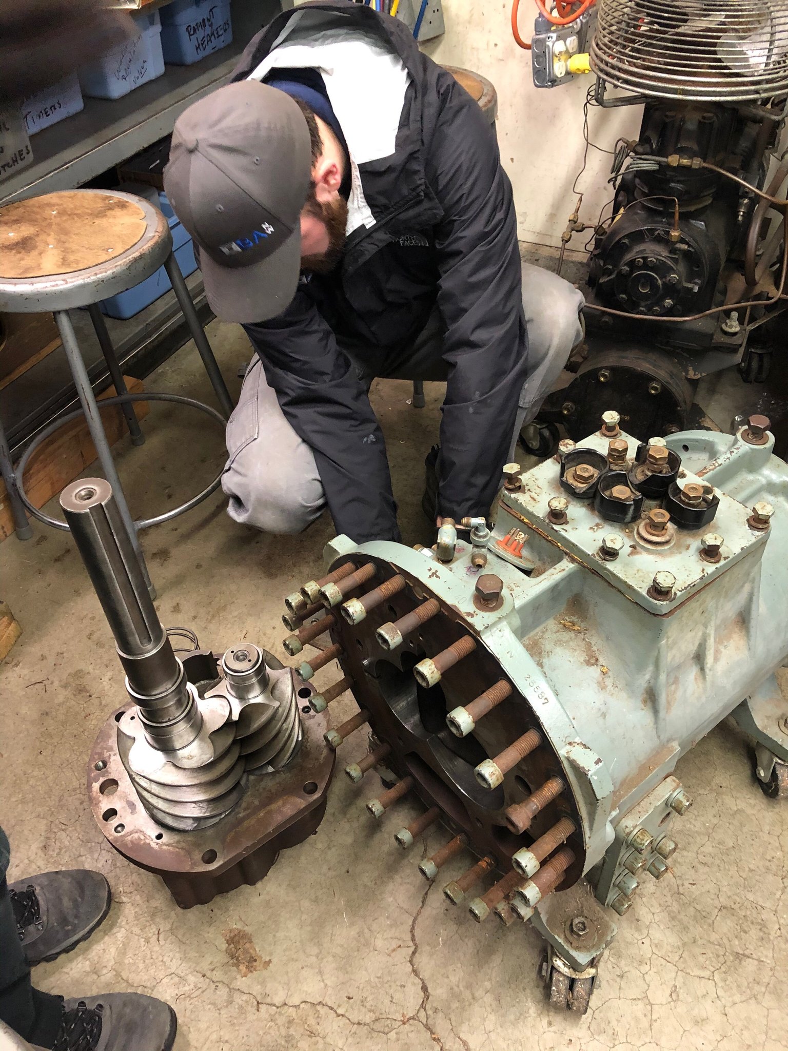 Refrigeration compressor training — IMG_1591