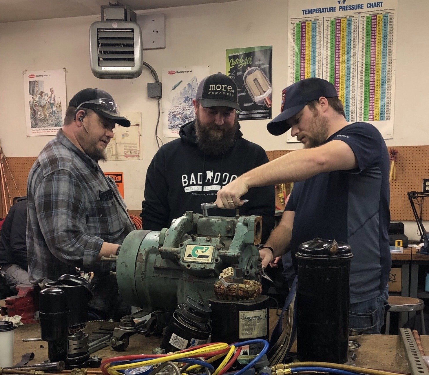 Refrigeration compressor training — IMG_1600