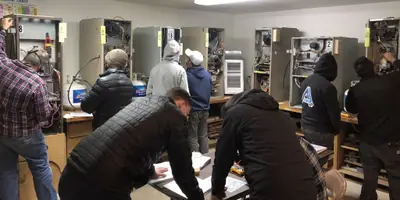 Training lab full equipment layout